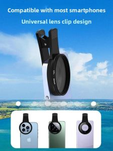 High Definition Mobile Phone Photography CPL Polarizing Lens Filter with Clip Camera Anti-Glare Enhance Transmission