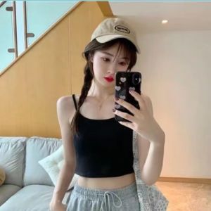 KLA เสื้อกล้ามผู้หญิง ผ้าคออตอล B047 เสื้อซับใน สายเดี่ยว ครึ่งตัว แบบสวม เสื้อกล้าม ผู้หญิง ผ้านิ่ม ใส่สบาย ระบายอากาศ