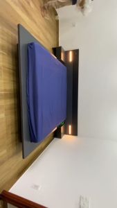 [ Freeship HCM ] [ Trả góp 0%] [Kèm clip thực tế] Giường Ngủ Hiện Đại Kiểu Nhật Kèm Tủ Đầu Giường Và Đèn Led - GB001