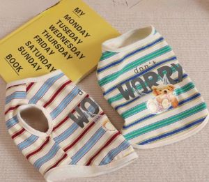 Swing Bear Pet Dogs Cat Clothes for Female and Male Puppy Shitzu Clothing Terno Cats Vest Breathable Thin Section