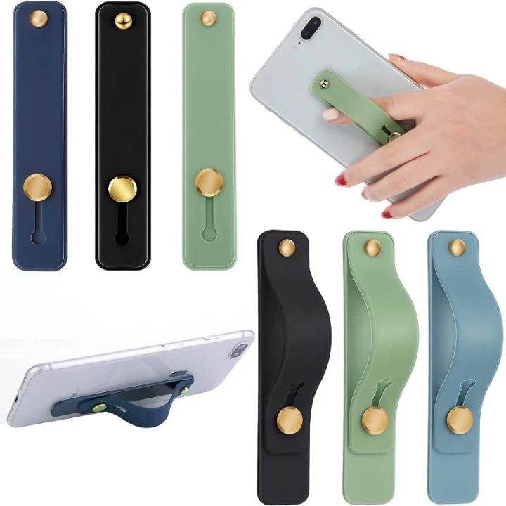 Universal Silicone Wristband Self-adhesive Strap Grip Cell Phone