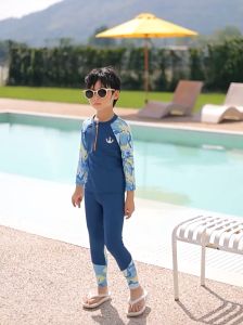 Đồ Bơi Giữ Nhiệt Cho Bé YLIKE Đồ Bơi Dài Tay Cho Bé Quần Dài 2 Lớp Đồ Bơi Cho Bé Đồ Bơi Bé Trai Bộ Bơi Cho Bé