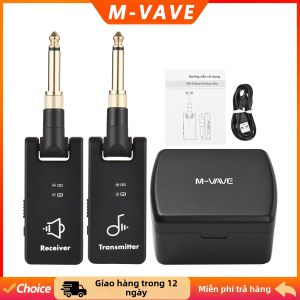 M-VAVE | Hệ Thống Guitar Không Dây M-VAVE 2.4G WP-8 Bộ Thu Phát Guitar 2 Trong 1 Có Hộp Sạc 4 Kênh Phụ Kiện Đàn Guitar Bằng Nhựa