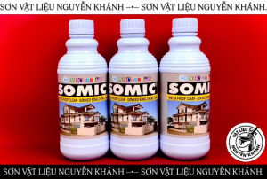 Keo Chống Thấm Trong Suốt SOMIC Waterproof Clear – Sơn Keo Bóng Chống Thấm Giữ Màu Gốc