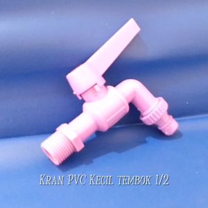 Kran Pvc Kecil Tembok 1/2 inch LOTUS Keran Air Plastik Kran Air Pvc Plastik