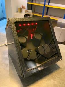 Roll_n_Rotate Fingerprint Lock Automatic Mechanical Watch Rocker Watch Turner Watch Rocker Watch Box Storage Box Rotation Placer