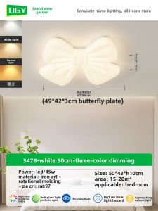 DGY | Modern Simple Bedroom Lamp Bow