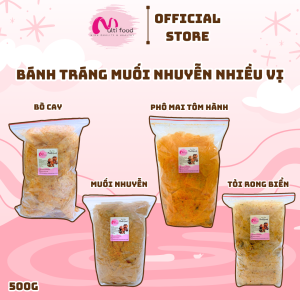 500g Bánh Tráng Muối Nhuyễn Nhiều Vị MULTIFOOD