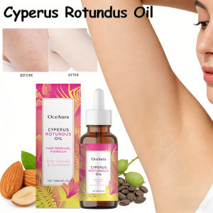 Cyperus Rotundus Oil for Hair Removal Smoothing Soothing Skin Care Moisturizes Armpit Leg Arm Hair Growth Inhibitor Depilatory