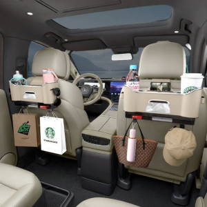 DELIHUA | Car Seat Back Organizer Storage Box Cup Holder