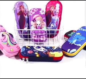 Tempat Pensil Aesthetic 3D & Alat Tulis Anak