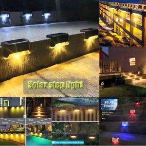 LED Step Light & Solar Outdoor Stair Wall Light: Waterproof Lighting Solutions