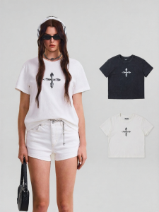 SMFK | Vintage Wild Washed-out Cotton Lightweight T-Shirt