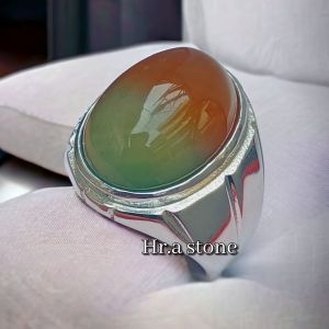 CINCIN BATU EDONG PANCAWARNA RING TITANIUM