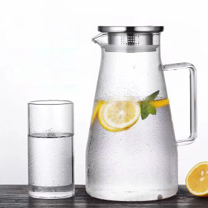 Home Clear Glass Cold Beverage Pitcher