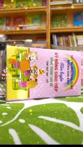 Combo 2c - Rèn luyện kỹ năng giao tiếp bằng tranh cho bé - Lời cảm ơn & lời động viên (song ngữ Anh - Việt)