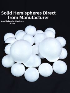 XIAOXIONGERBAN | DIY Wedding Flower Arrangement Foam Balls White Solid Polystyrene