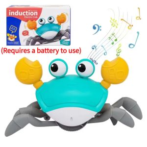Dancing Crab Run Away Toy for Babies Crawling Interactive Escape Crabs kids electronic toys Birthday Christmas Gift No Battery