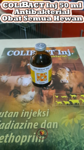 Colibact Inj 50 ml Obat Anti Bakteri untuk Hewan dan Ternak - Obat Diare