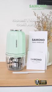 SAMONO Mini Food Chopper Multifungsi 200 Watt Kapasitas 300ml Garansi Ganti Baru 1 Tahun SW-C150S