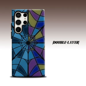 BILIBILI | Stained Glass For Samsung Galaxy S26 S25 S24 A56 A36 Dual Layer Luxury Fashion Full Lens Protective Case