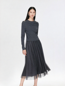 Vero Moda | Wool & Silk Two-piece Dress Autumn Elegance