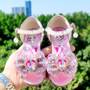 Elsa Princess Shoes for Girls Summer Dress Match
