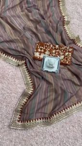 [Pre Order]Organza Silk Saree (Normal / Ready To Wear Saree) ~ Delivery Lead Time : 10 days