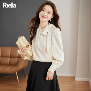 puella | Bow Tie Collar Chiffon Shirt