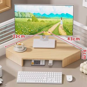 Corner Computer Riser and Organizer