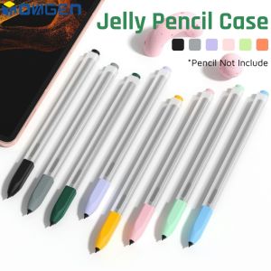 INVOAGEN For Ap-ple Pencil Gen 2/Pro Silicone Mag-net Attach Pencil Case For Samsung S Pen Case GripWireless Charging SupportUltra Thin Non-Slip Cover