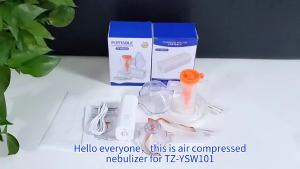 Portable Medical Compression Nebulizer 4μm Silent Desktop Inhaler 135g Ultrasonic Medical Grade Atomizer Baby Kids Adult