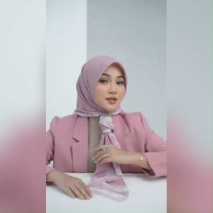 Terbaru Hijab Segiempat Nadheera Luxury Neeya Scraft Voal Viona Premium Motif