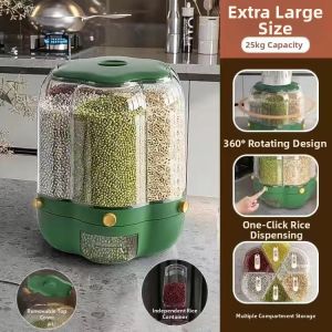 Anti-Insect Moisture-Proof Storage Container for Grains and Rice