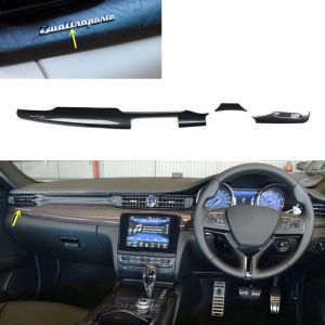 Right-Hand Steering Carbon Fiber Pattern Interior Patch for Maserati Quattroporte 13-22 Models Car Modification Sticker