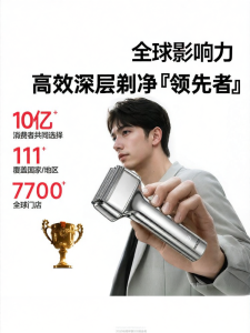 Miniso | Efficient Clean Shaving Electric Razor Rotary and Portable