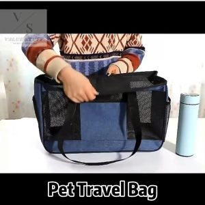 Breathable Large Pet Carrier Beg Mesh Foldable High Quality Pet Carrier Basket Puppies Bunny Comfortable Soft Sided Shoulder Thickness Waterproof Carrier Pet Beg Bag Travel Kapasiti Besar Mesh Bernafas Beg Bawa Kucing Anjing Arnab Travel Murah透气宠物小狗兔子猫外出包