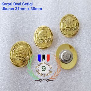 Pin Korpri Asn Oval Magnet Gerigi