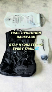 TREVOR Trail Hydration Backpack [5L] – Hiking Cycling Marathon Cross Country Vest Bag 1.5L Water Bladder Running Flask
