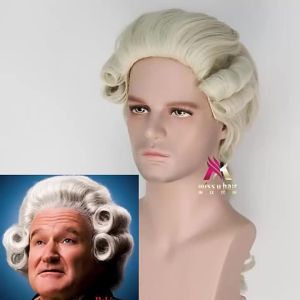 Meisi Youfa Judge Lawyer Pianist Court Watch Show Props Halloween cos Wig in Stock Wholesale