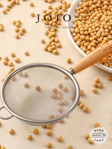Stainless Steel Flour Sifter Kitchen Baking Tools Soy Milk Filter Spoon JOJOS L PD.health Durable Cooking Utensil