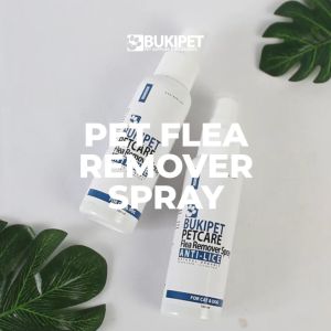 Obat penghilang pembasmi kutu kucing anjing ampuh-Bukipet Pet Flea Remover Spray