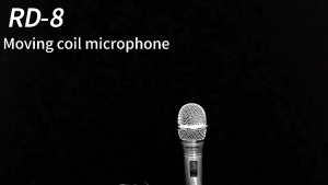 RAYHAYES Platinum Dynamic Microphone with 5 Meter Audio Cable for Karaoke Performance