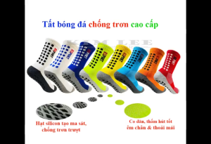 Tất bóng đá chống trơn cao cấp IISport - Siêu êm siêu thấm mồ hôi 100% cotton