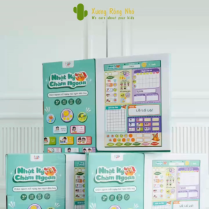 Đồ Chơi Giáo Dục Sớm Cho Bé Nhật Ký Chăm Ngoan Made In Korea Xương Rồng Nhỏ