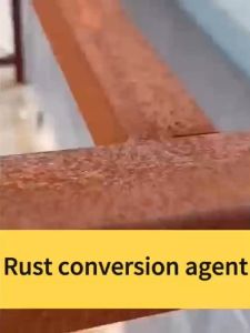 💥 No Need to Polish💥Anti Rust Paint for Metal 1000g with brush Rust Remover Rust Converter for Rusty Metal Steel Stair Railings Rusty Color steel tile Motorcycles Tricycle