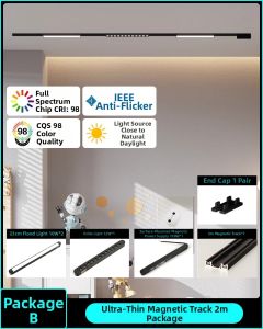 SHUOYU | Ultra-thin Surface Mounted Magnetic Track Light Linear Lighting