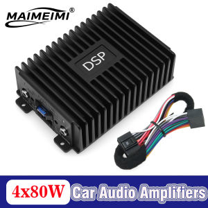 Car DSP 4 Channel Radio Amplifier Equalizer for Android Radio Non Destructive Modification Sound Enhance Multimedia Radio Player