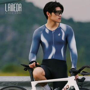 LAMEDA ชุดสูทแขนยาวสำหรับผู้ชายเสื้อคลุมจักรยานเสือหมอบดูดซับระบายอากาศช็อค MTB แบบบางสำหรับฤดูใบไม้ผลิฤดูร้อน
