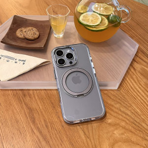 WANKEHUANG | Ốp lưng điện thoại di động từ tính 360 độ xoay Vỏ bảo vệ iPhone 15 Pro Max 16 Pro Max 17 Air 14 Pro 13 Phụ kiện iPhone sáng tạo